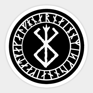 viking berserker symbol Sticker